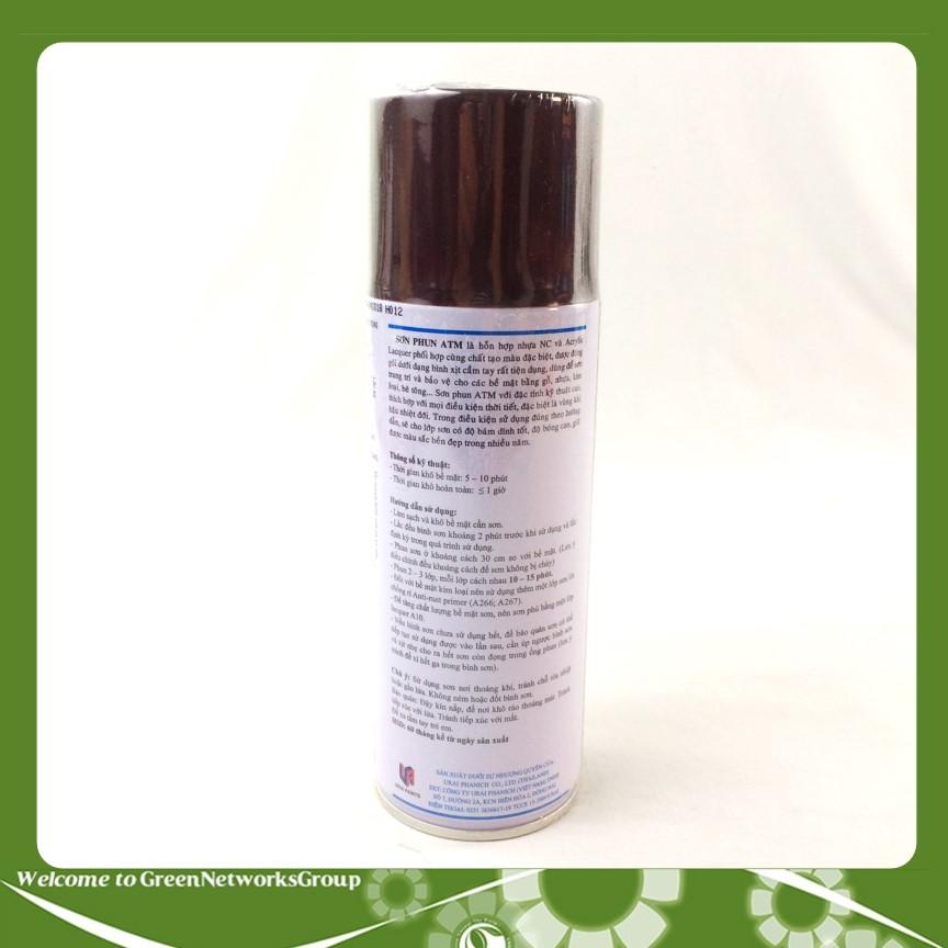 Sơn xịt ATM H012 400ml (Màu nho) Greennetworks