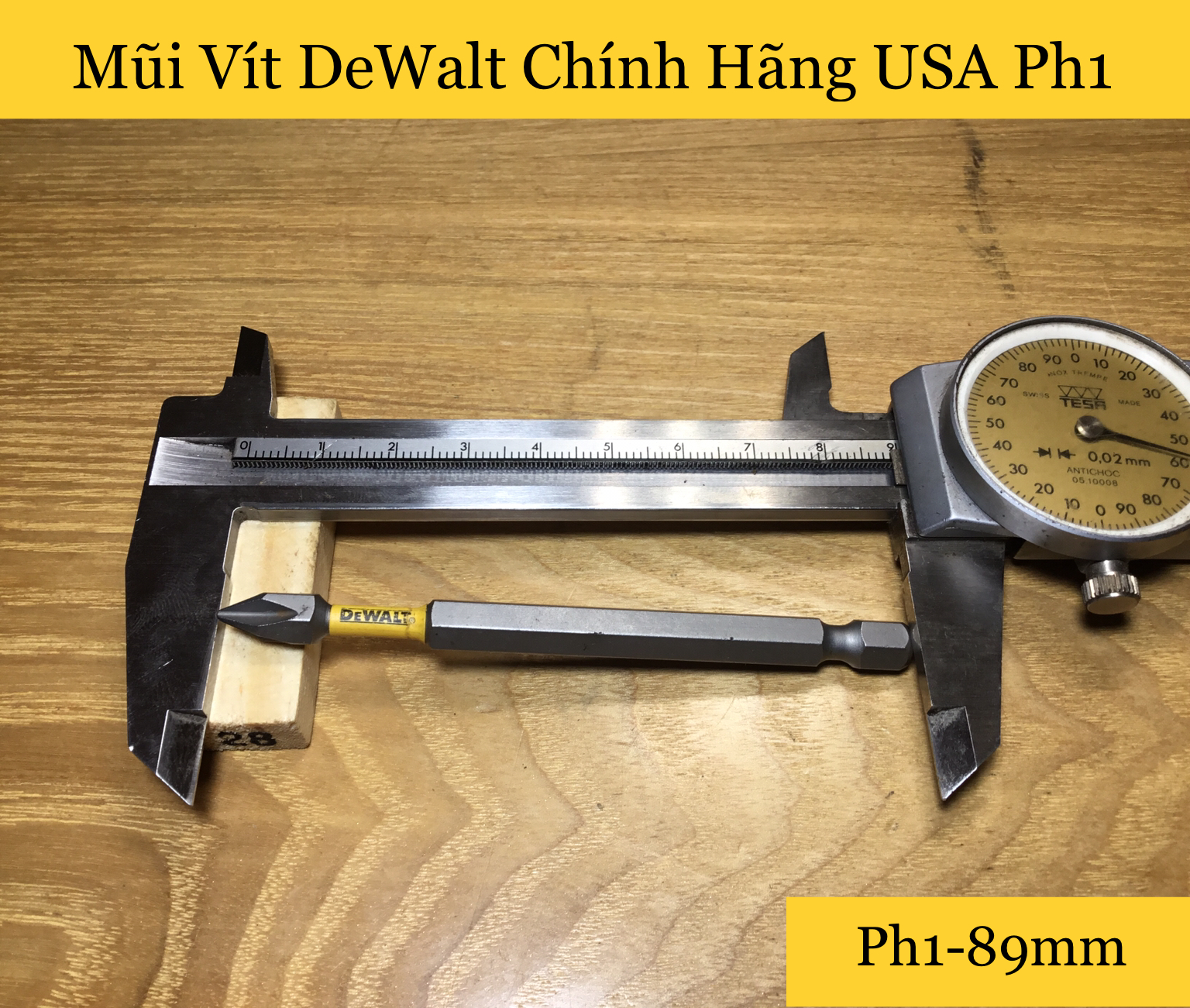 [HCM]Mũi Vít DeWalt Chính Hãng ph1 89mm