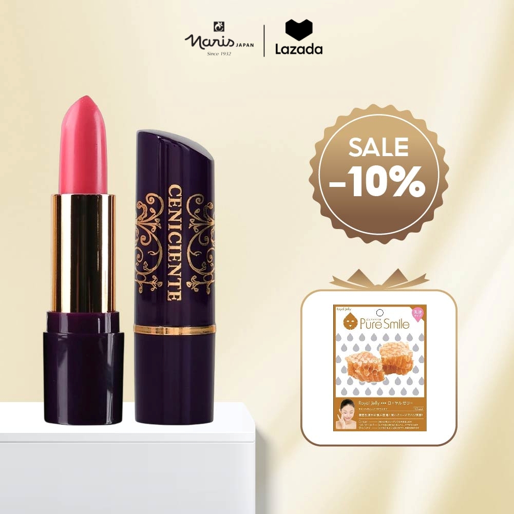 Son lì mịn môi lâu phai Naris CNC New Smooth Long Lasting Lipstick 3g