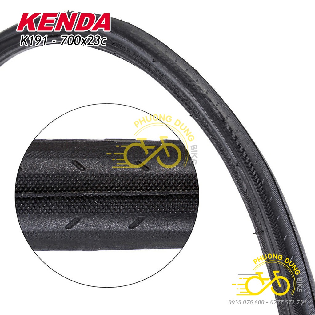 Lốp xe đạp kenda k191 700x23c - 1 chiếc