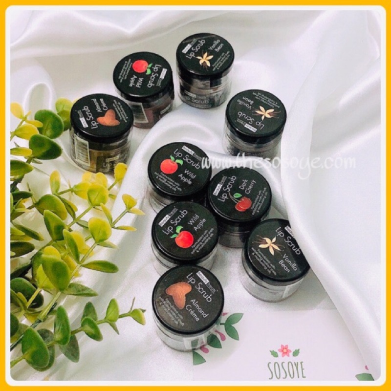 Tẩy tế bào chết môi Lip Scrub Beauty Treats Dark Cherry 10.5gram, cam kết sản phẩm đúng mô tả, chất lượng đảm bảo