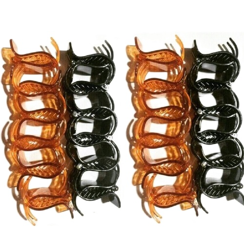 SET 12 Kẹp Tóc Càng Cua 3 Răng