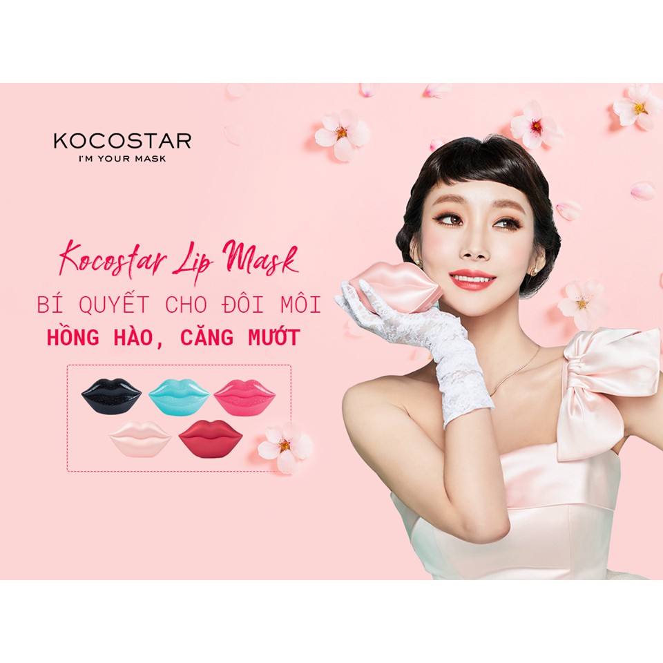Mặt Nạ Môi Hoa Hồng Kocostar ROSE LIP MASK