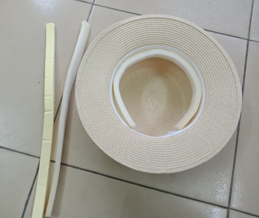 Set 2 Dây Mút Xốp Dán Lót Mũ Miếng Mút Lót Nón Cói Jussy