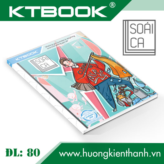 Gói 5 cuốn Tập Học Sinh cao cấp Soái Ca KTBOOK giấy trắng ĐL 80gsm - 200 trang (5 cuốn/gói)