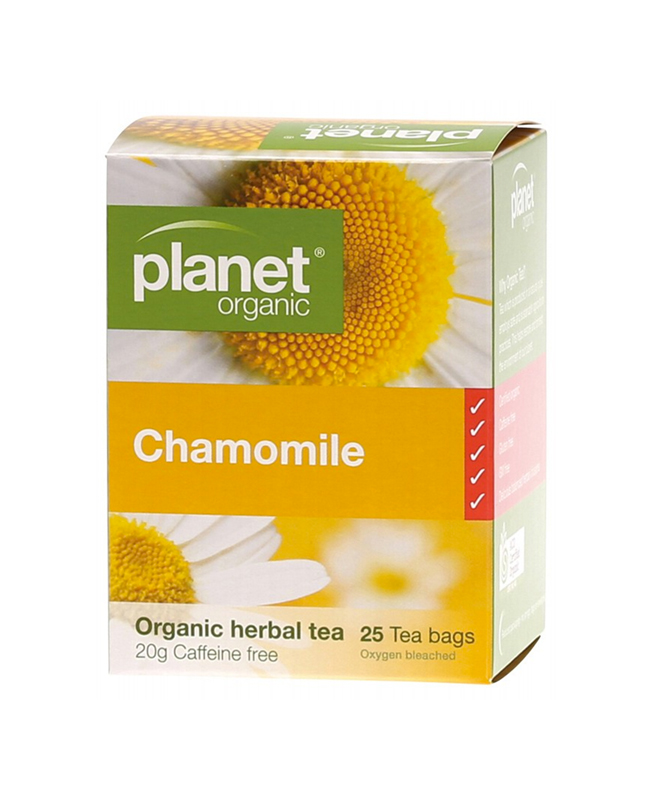 Trà hoa cúc La Mã (cúc mẫu thảo) hữu cơ Planet Organic 20g (25 túi lọc)