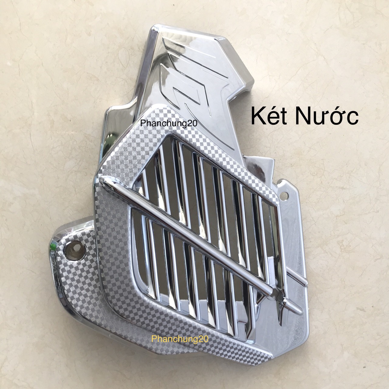 SH 2012 2013 2014 2015 2016 2017 ỐP KÉT NƯỚC ( QUẠT GIÓ ) DÙNG CHO ĐỜI XE SH CROM / CACBON