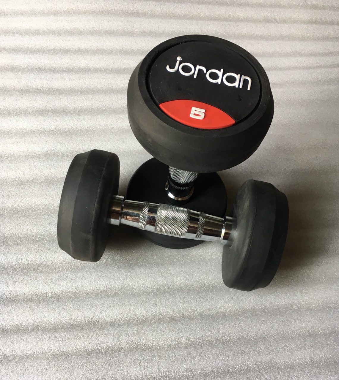 Tạ tay cao su jordan 5kg (1 đôi)