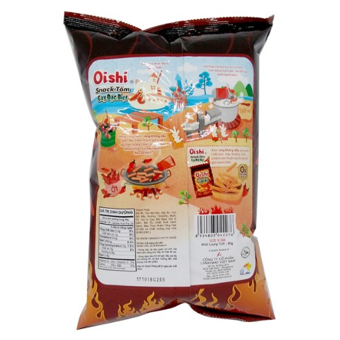 [Oishi] Snack Tôm cay Đặc biệt 35g (10 gói) - 73g (5 gói)
