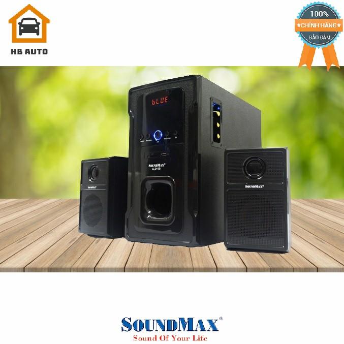 [FreeshipMAX] Loa Bluetooth Soundmax A-2119/2.1 60W RMS (Đen)