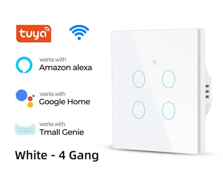 Công tắc wifi+rf433 thông minh Tuya