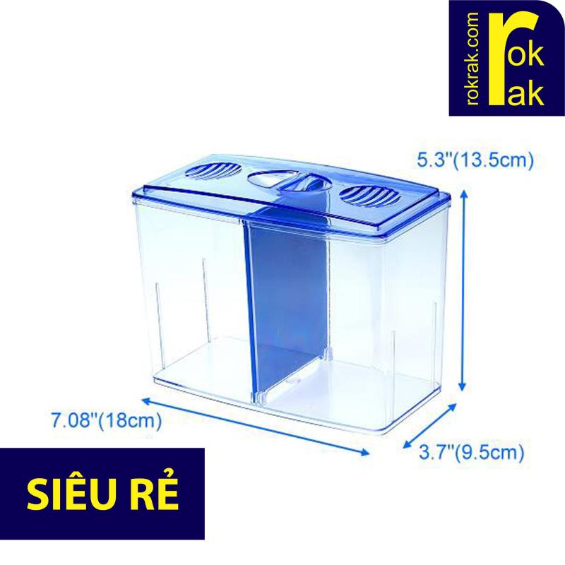 Bể cá mini 2 ngăn có thể tháo rời