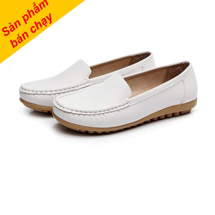 Giày Lười Nữ Da Bò Siêu Mềm Thiết Kế Tinh Tế Kiểu Dáng Thời Trang Trẻ Trung Thoải Mái Vận Động giá rẻ