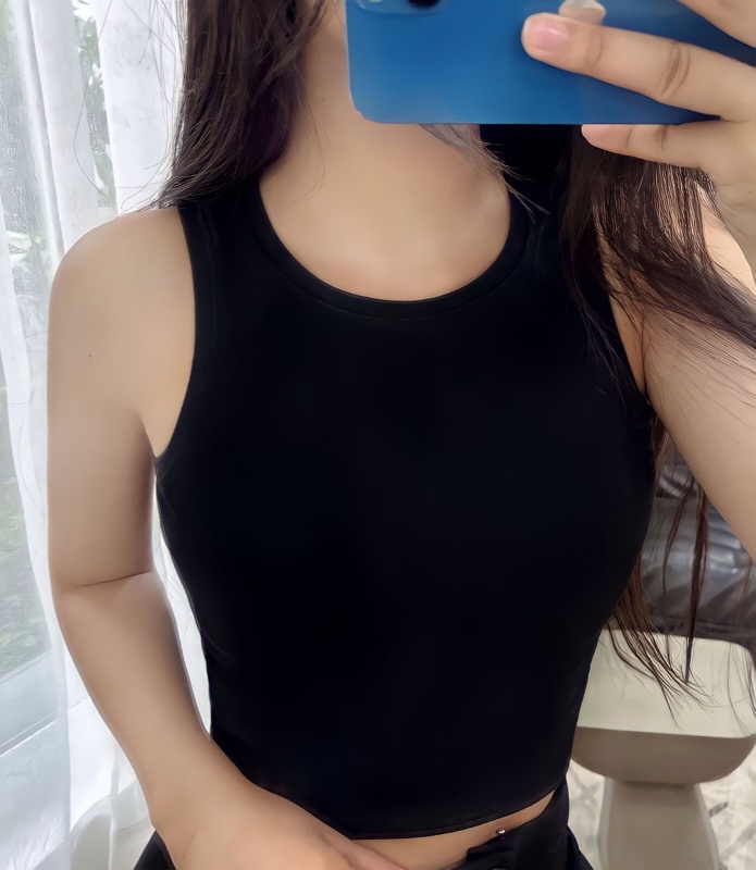 [HÌNH THẬT] Áo ba lỗ nữ hot hit basic phù hợp mùa hè