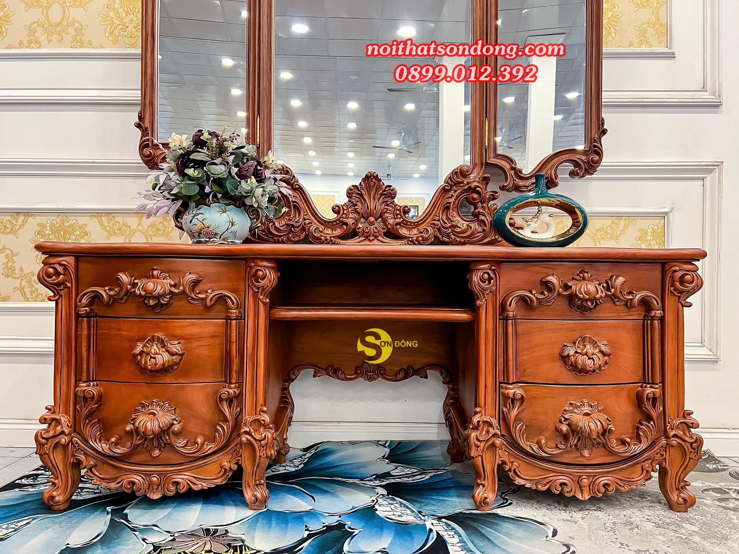 Bàn phấn hoàng gia Châu Âu Luxury 2021