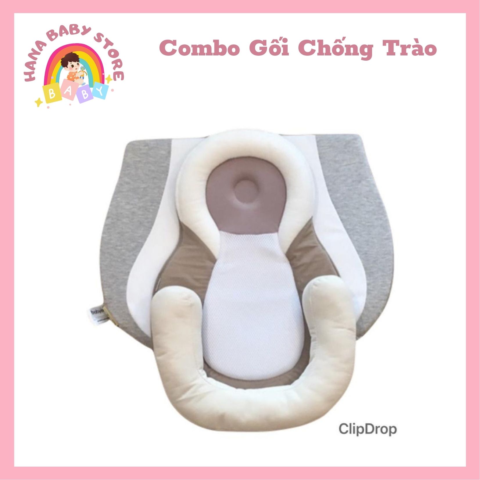 Combo Gối Chóng trào Cho Bé Sơ Sinh