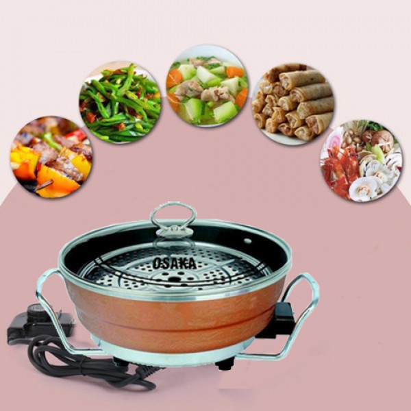 [ Hàng Loại 1] NỒI LẨU ĐIỆN ĐA NĂNG OSAKA ( Bảo Hành 12 Tháng ) .