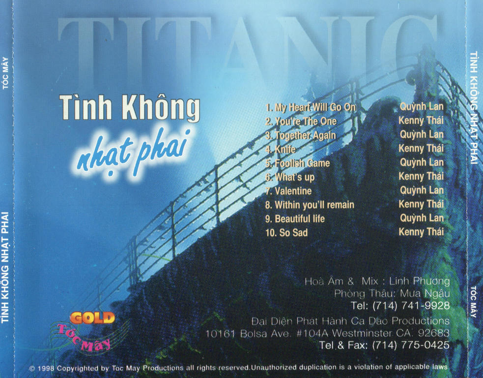 Tình Không Nhạt Phai (Tóc Mây Gold CD)