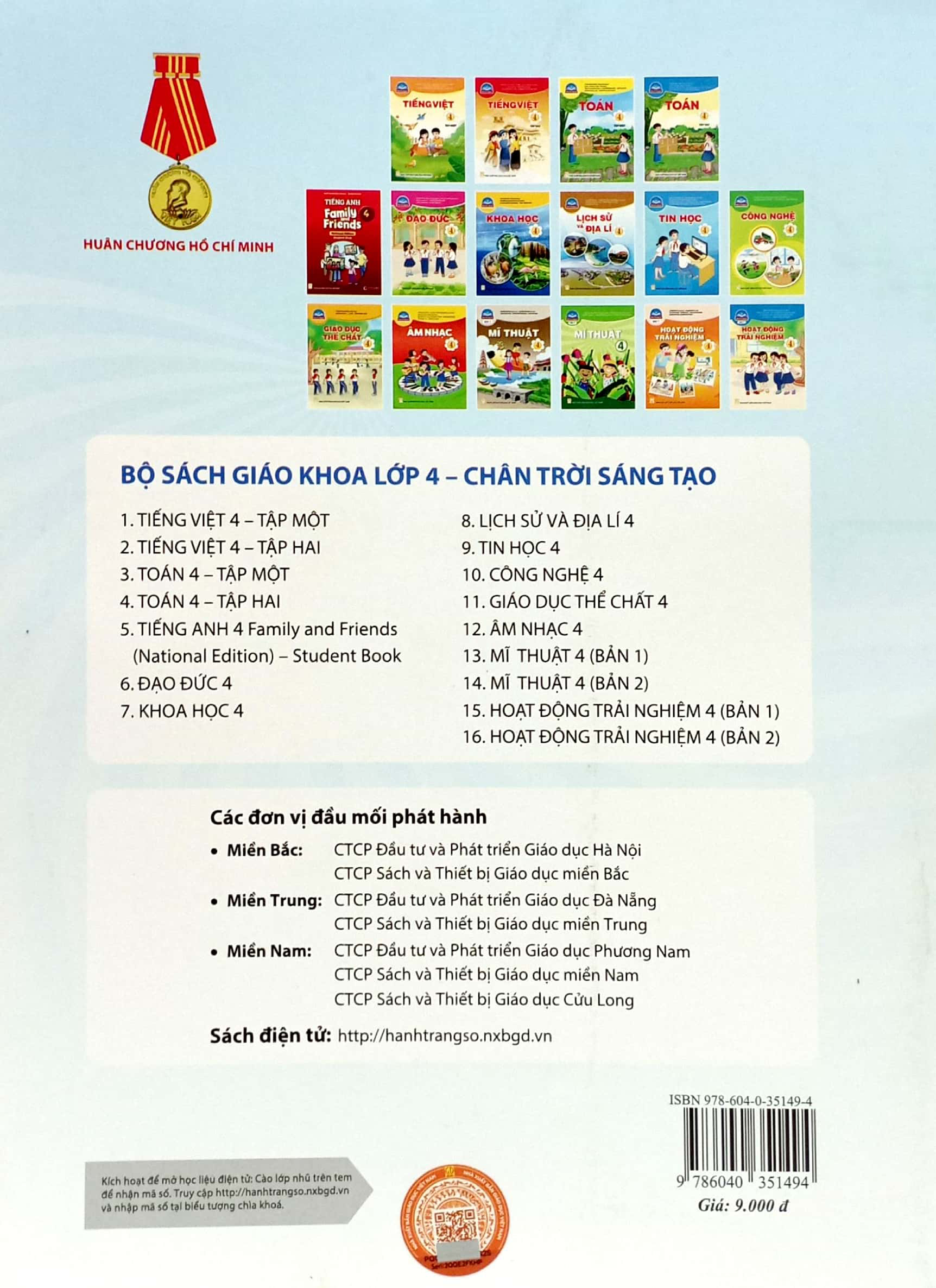 Fahasa - Đạo Đức 4 (Chân Trời Sáng Tạo) (2023)