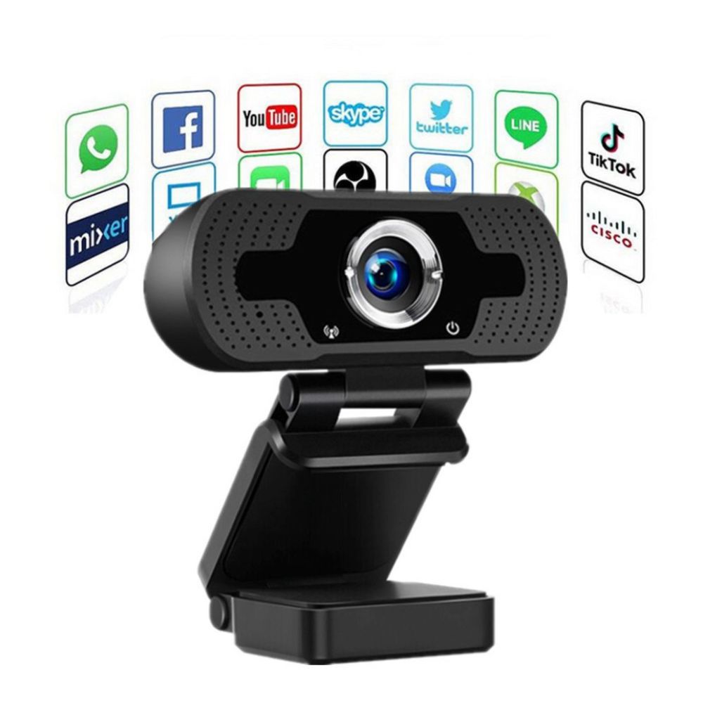 Computer webcam desktop PC with mic HD 720p support school online via zoom Conference Call video with picture super sharp warranty 12 months