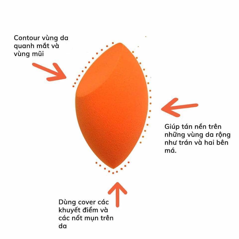 Mút tán kem nền Real Techniques