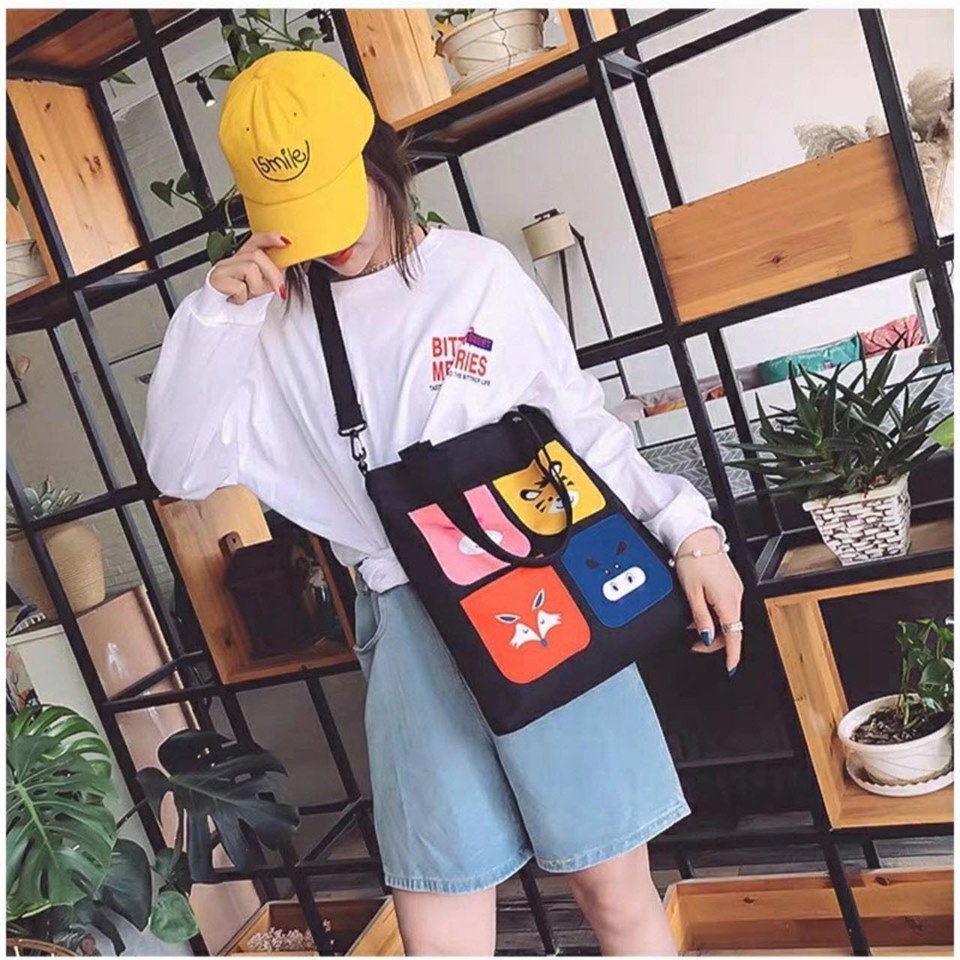 túi vải tote thời trang emotion