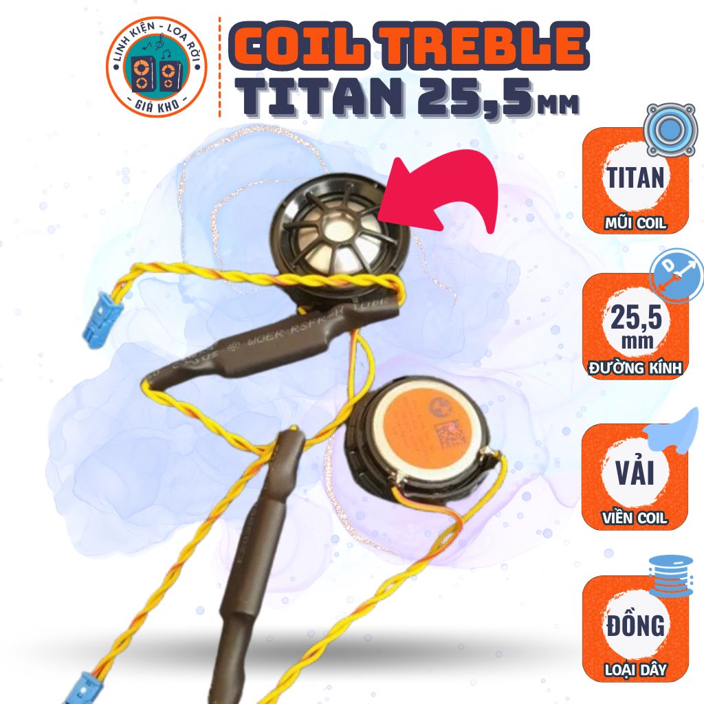 Coil Treble 24,5 & 25,5 - Coil Titan Loa Chép BMW