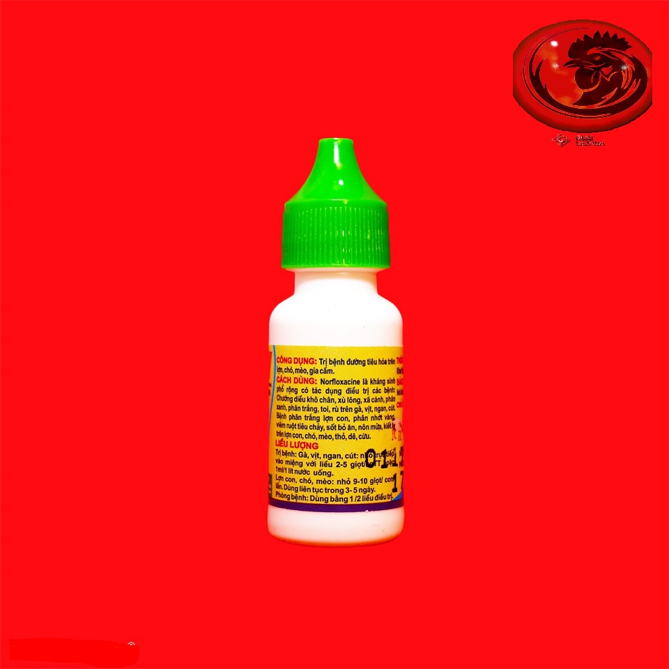 QUINOCOLI phân xanh, trắng cho gà đá 1 LỌ 10ML