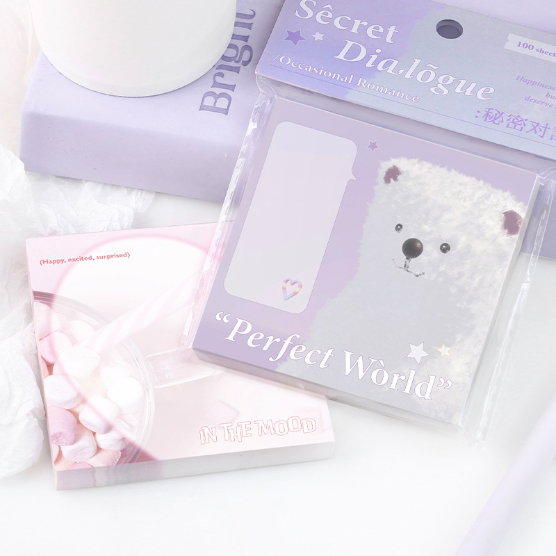 Giấy Note - Tập 100 Tờ Giấy Ghi Chú NOTE FOR Romance Memo Pad