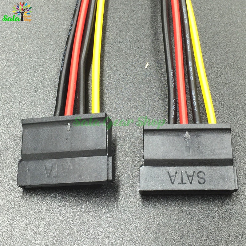 Dây chia nguồn 4Pin Molex ra 2 Chân SATA
