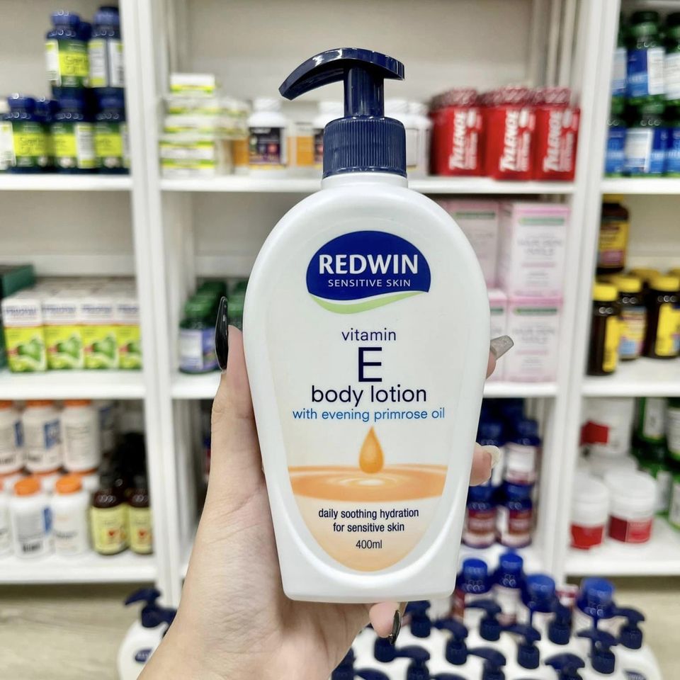 Sữa dưỡng thể Redwin Vitamin E Body Lotion Úc 400ml