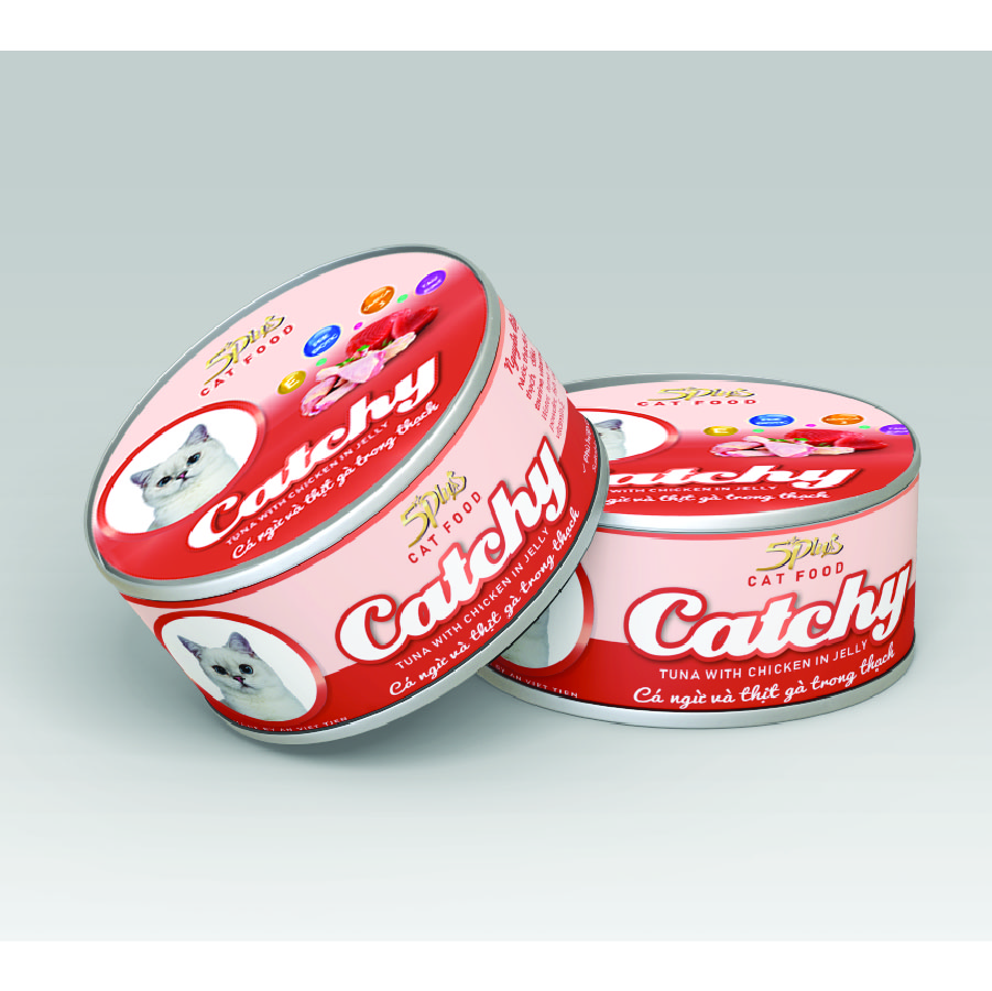 Pate Cho Mèo Catchy 5Plus Catchy 170g
