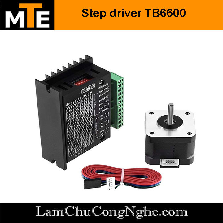 Mạch Điều Khiển Động Cơ Bước TB6600 4A 9V-42VDC - Step driver module