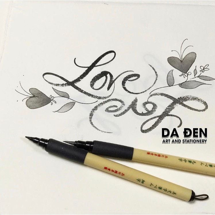 [HCM]Bút Brush Bimoji Kuretake Thư Pháp Calligraphy