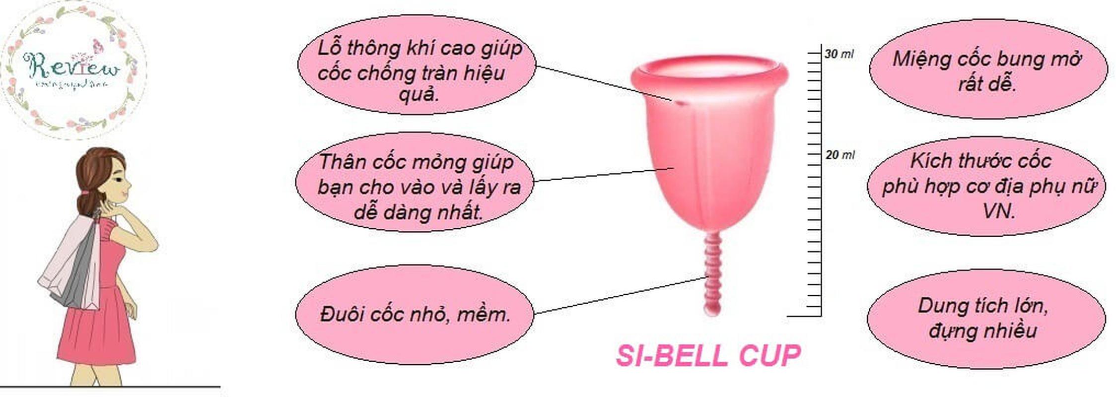 [TRỌN BỘ QUÀ TẶNG ]CỐC NGUYỆT SAN SIBELL NHẬP KHẨU PHÁP HÀNG