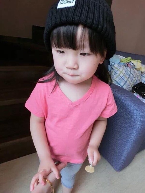 Sét 5 áo cổ tim mịn đẹp cho bé trai, bé gái