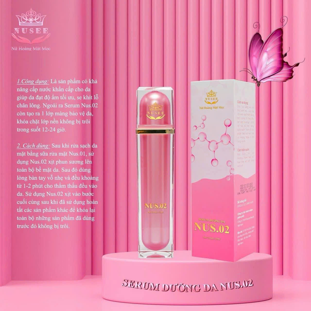 Tinh chất hạt lựu mộc mỹ nhân 120ml