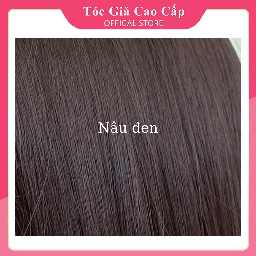 Tóc giả nữ kẹp xoăn dáng dài hàng cao cấp 60cm ,mã k60