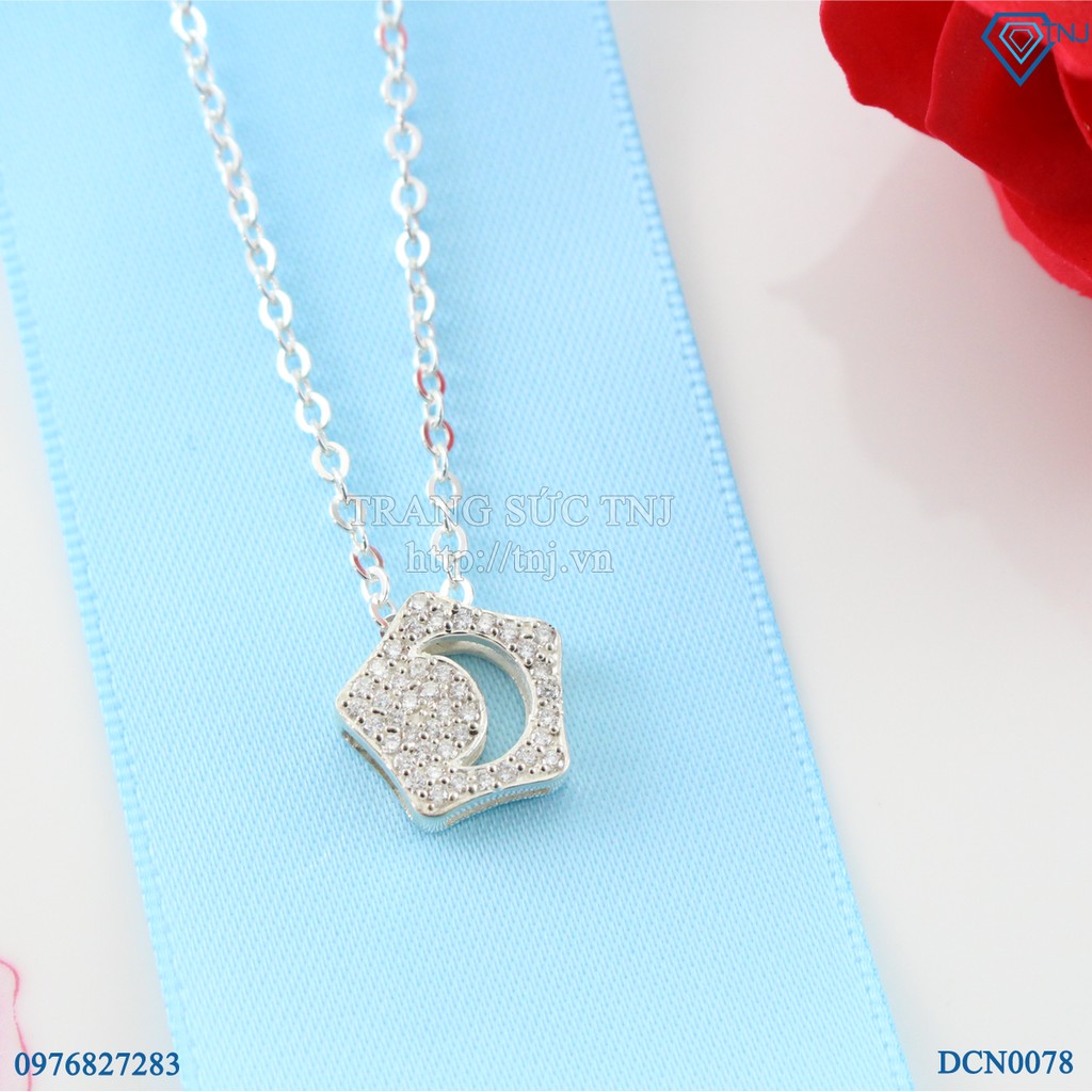 Dây chuyền nữ bạc thật mặt trăng sao trong phim vườn sao băng DCN0078 - Trang Sức TNJ