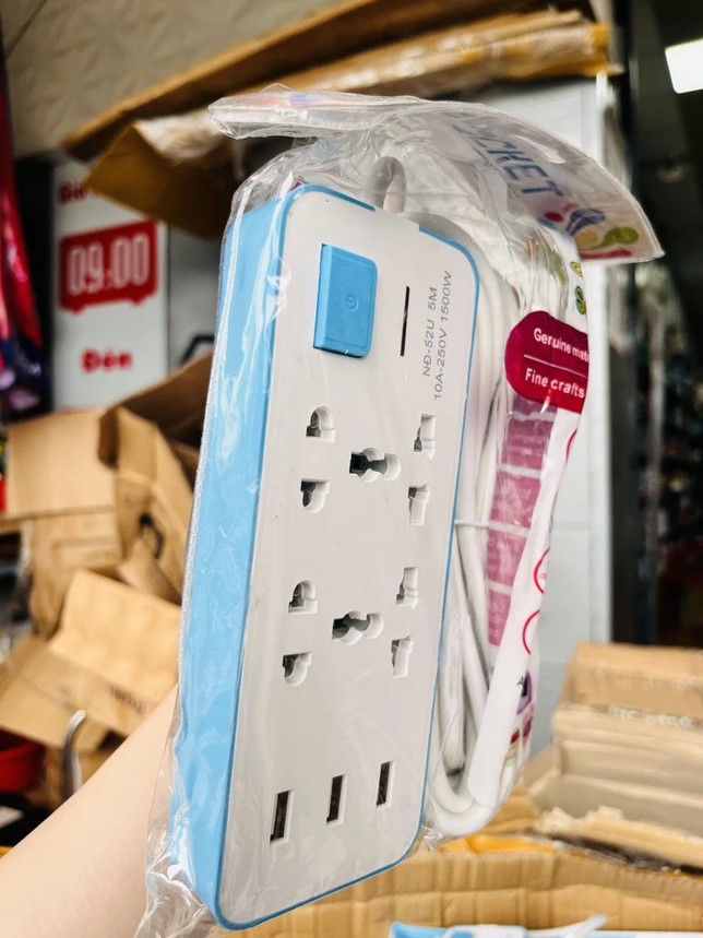 Ổ điện Thái SOCKET NĐ-52U dài 5M 3 cổng USB