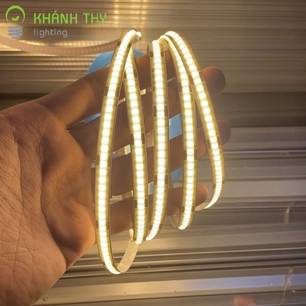 Led dây cob 12v 252 chip/m không lộ led cao cấp giá rẻ (cuộn 5m)