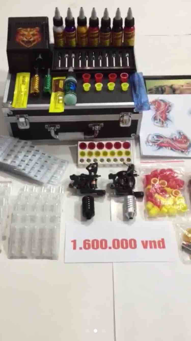 Bộ Vali 2 máy xăm cho người mới học xăm