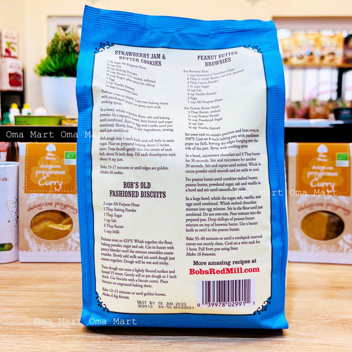 Bột Mì Đa Dụng Hữu Cơ Bob's Red Mill 2,27kg