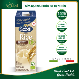 [HCM]Sữa gạo nâu hữu cơ tự nhiên Riso Scotti - Bio Brown Rice Drink - hộp 1l chất lượng đảm bảo an toàn đến sức khỏe người sử dụng cam kết hàng đúng mô tả thumbnail