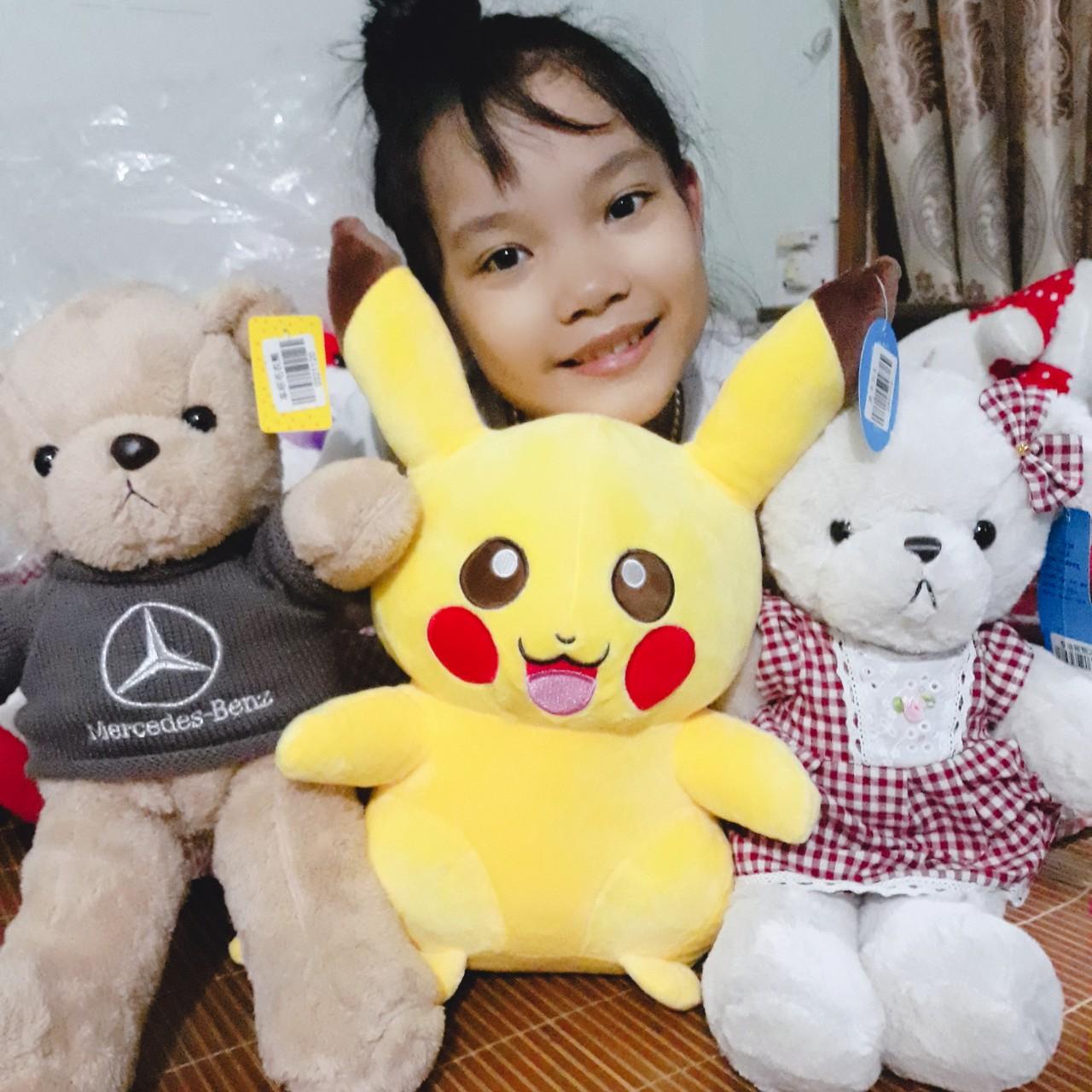 Gấu bông Picachu size 32cm khổ vải 50cm