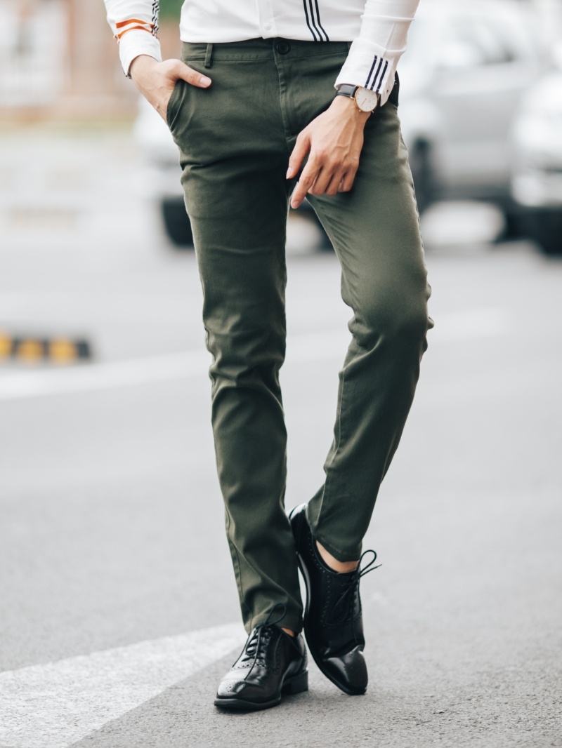 XÃ HÀNG QUẦN KAKI NAM ỐNG CÔN CAO CẤP