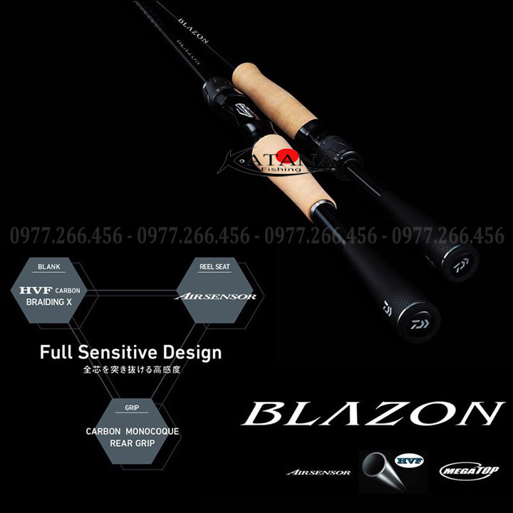 Cần Câu lure Daiwa Blazon -  Máy Ngang, Máy Đứng