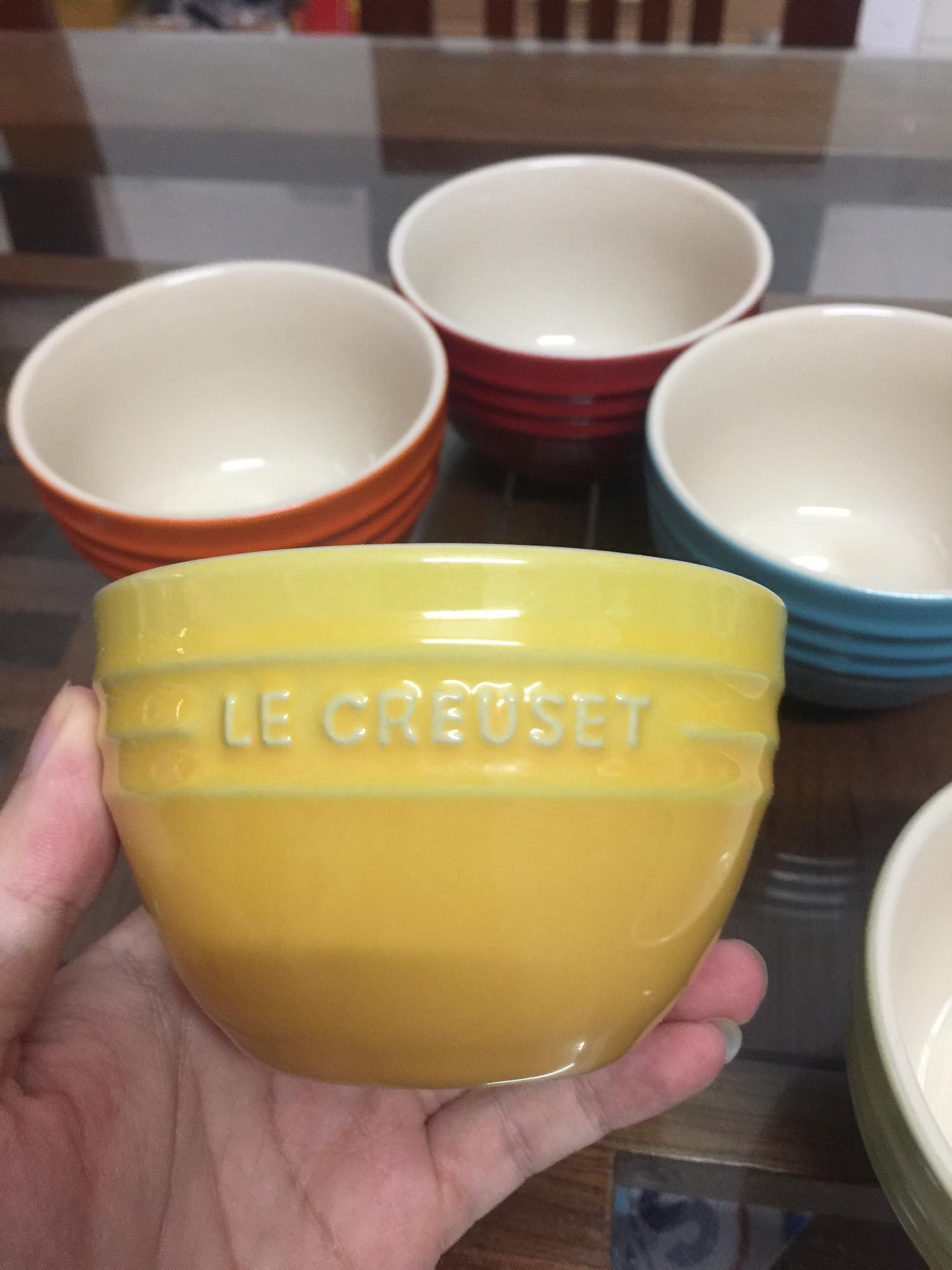 Set 05 bát ăn cầu vồng Le Creuset