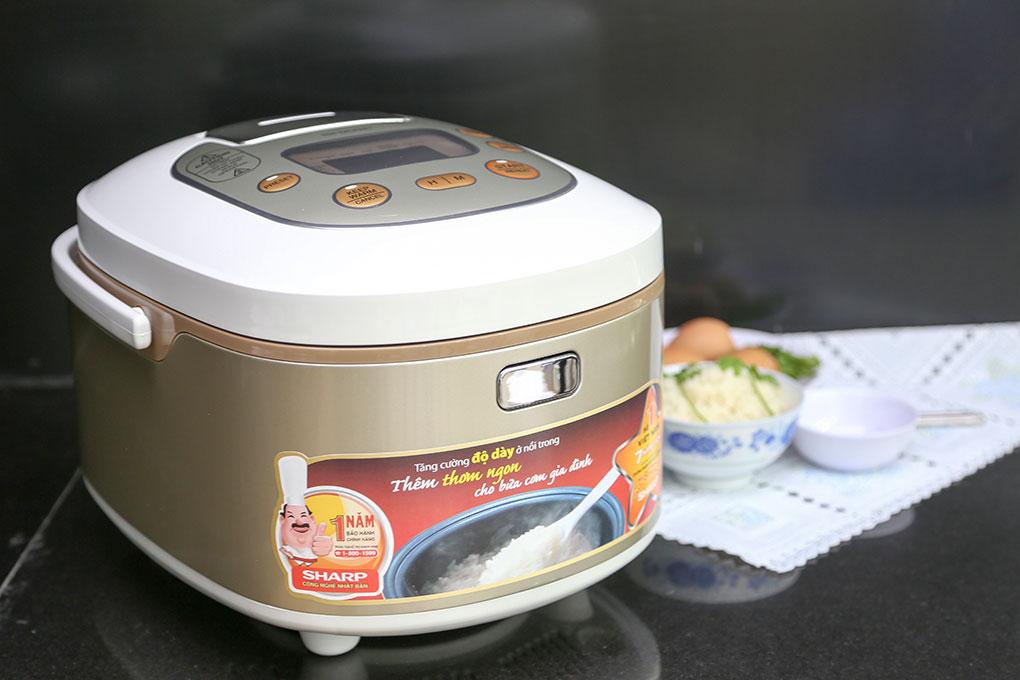 [HCM]Nồi cơm điện tử Sharp 1.8 lít KS-TH18