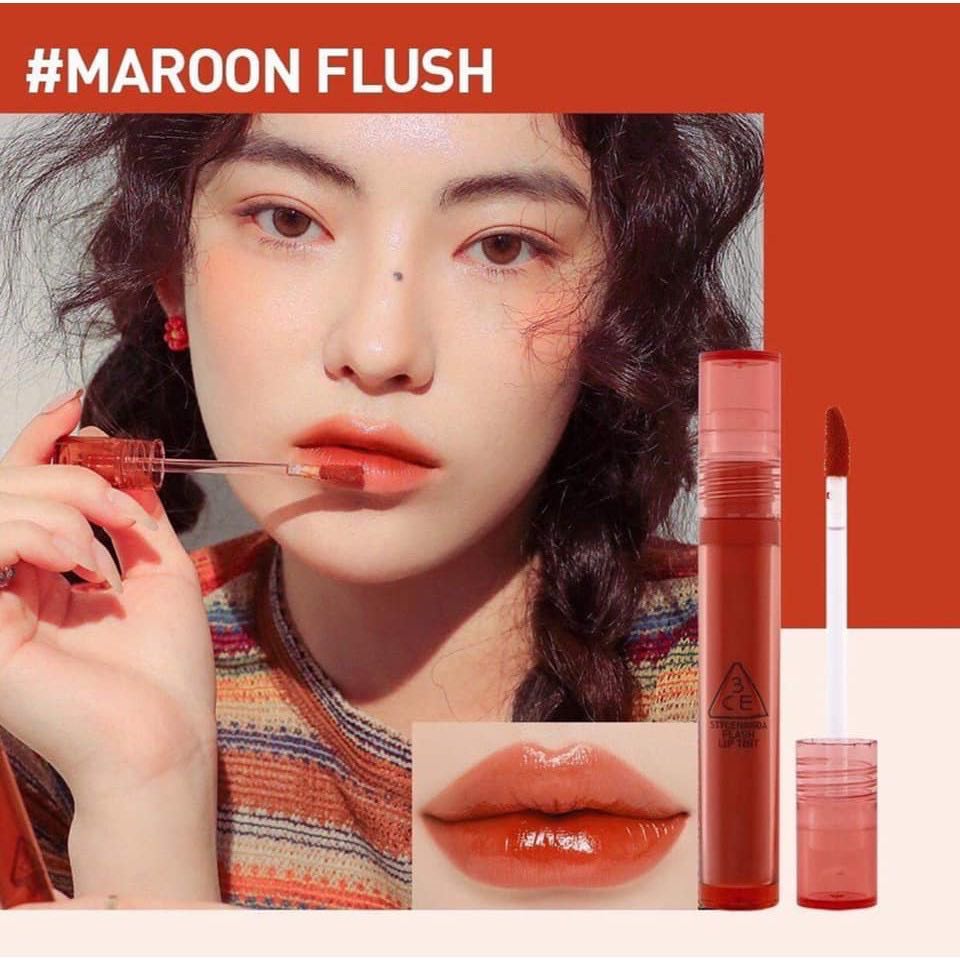 Son Tint Bóng Tỏa Sáng Lấp Lánh 3CE Flash Lip Tint.